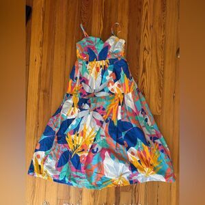J Crew Multicolored Maxi Dress